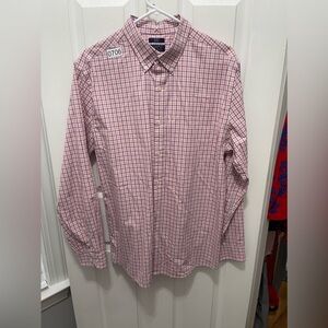 Cam Newton made dress shirt, long sleeve button-down large